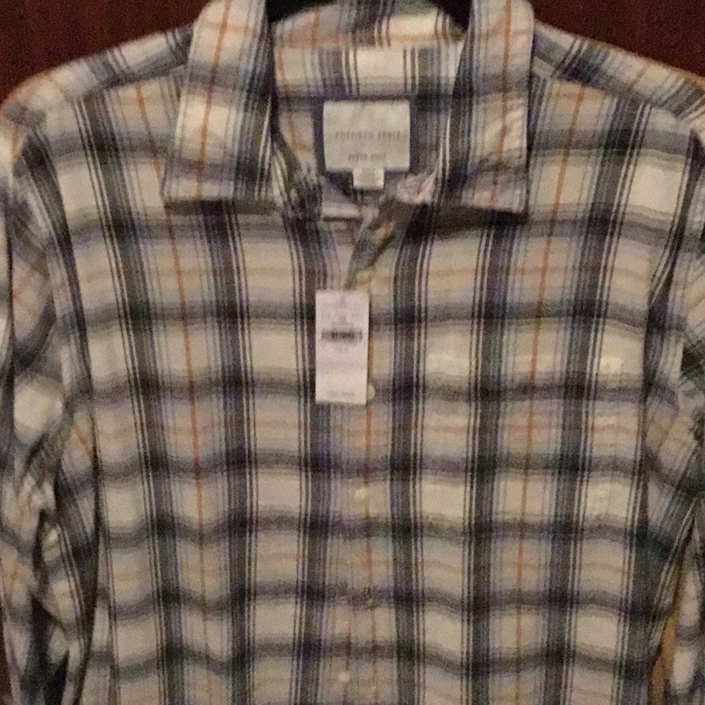 NWT American Eagle Outfitters Men's Flannel Shirt Long Sleeve Plaid Button Upβ